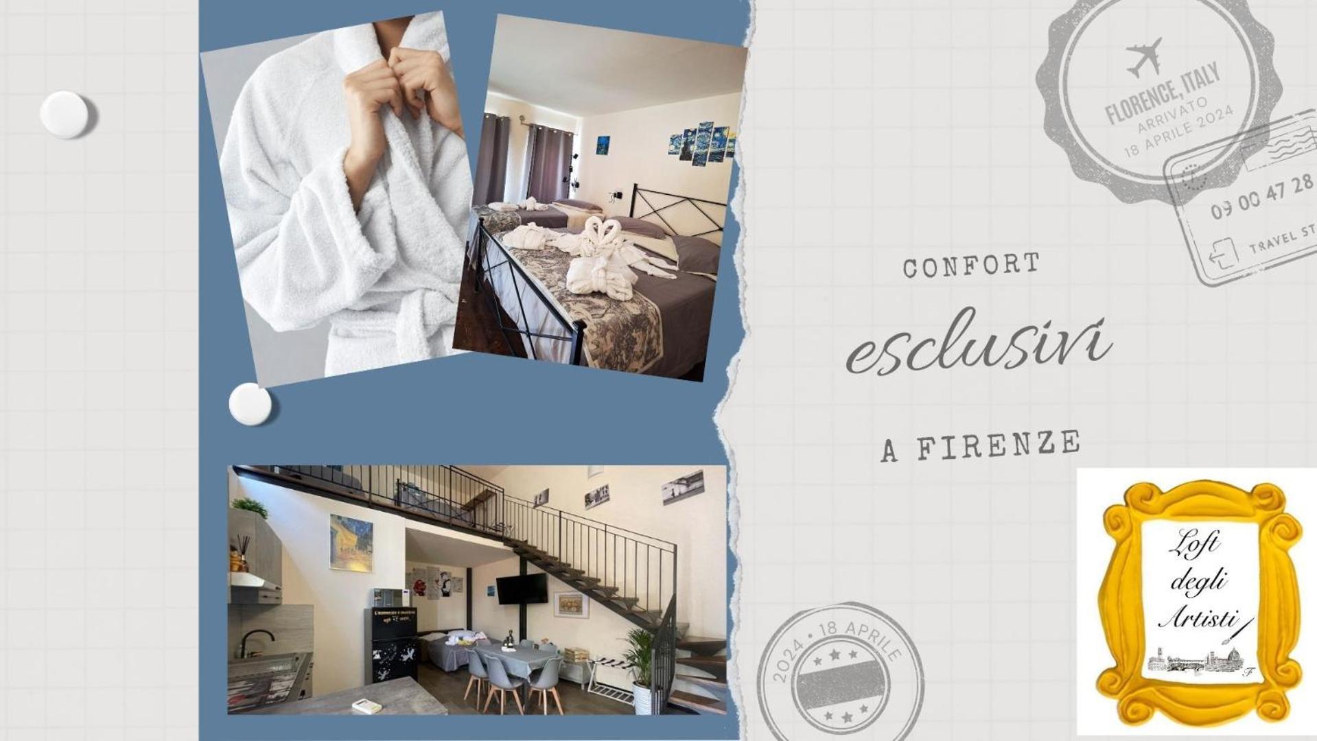 Апартаменты Exclusive Loft Degli Artisti Флоренция Экстерьер фото